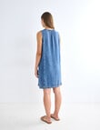 Zest Holiday Shift Dress, Chambray product photo View 02 S