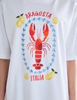Zest Holiday Tee, Aragosta White product photo View 04 S