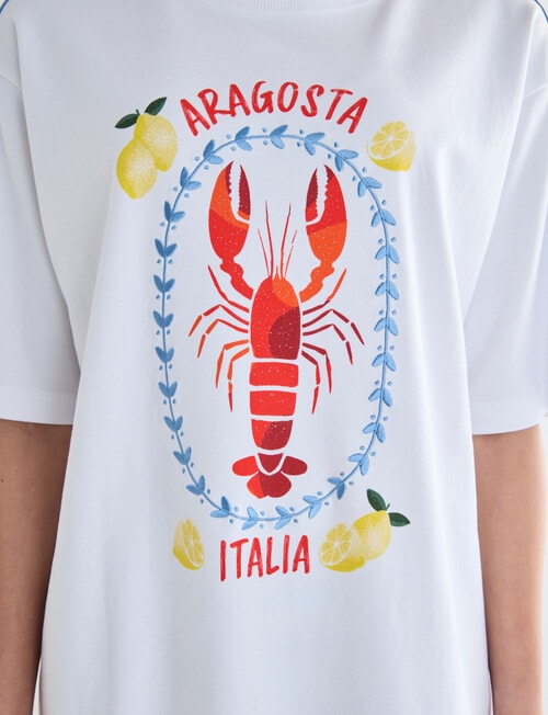 Zest Holiday Tee, Aragosta White product photo View 04 L