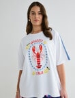 Zest Holiday Tee, Aragosta White product photo View 13 S