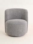 LUCA Furniture Belmont Fabric Swivel Chair, Ash product photo View 02 S