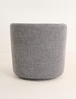 LUCA Furniture Belmont Fabric Swivel Chair, Ash product photo View 06 S