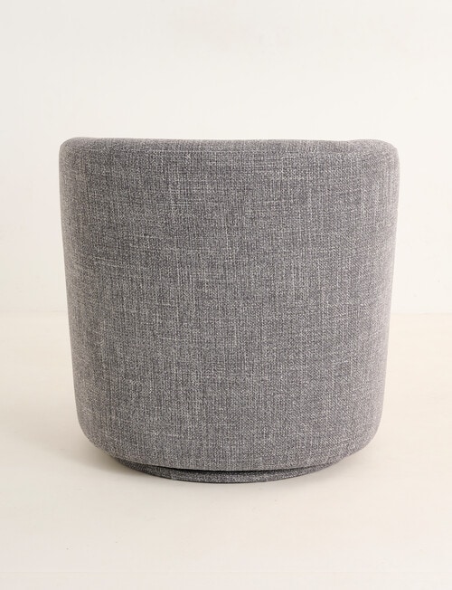 LUCA Furniture Belmont Fabric Swivel Chair, Ash product photo View 06 L