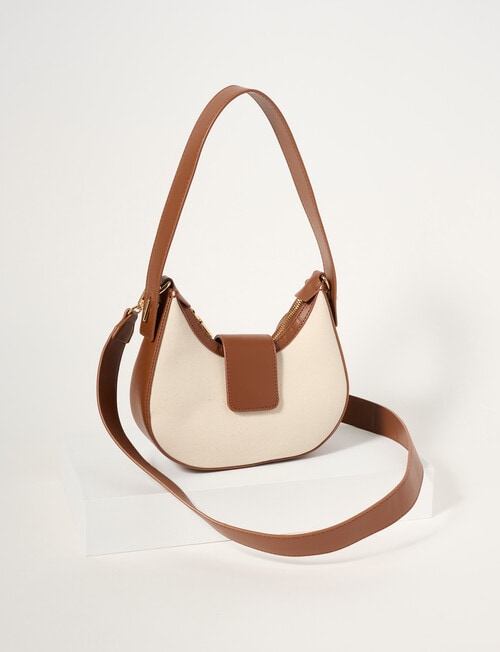 Whistle Accessories Siena Shoulder Bag, Natural & Tan product photo