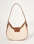 Whistle Accessories Siena Shoulder Bag, Natural & Tan product photo View 02 S