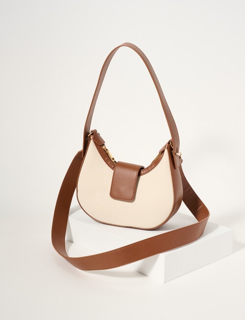 Whistle Accessories Siena Shoulder Bag, Natural & Tan product photo View 03 L