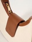 Whistle Accessories Siena Shoulder Bag, Natural & Tan product photo View 04 S
