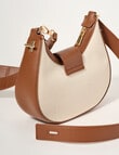 Whistle Accessories Siena Shoulder Bag, Natural & Tan product photo View 05 S