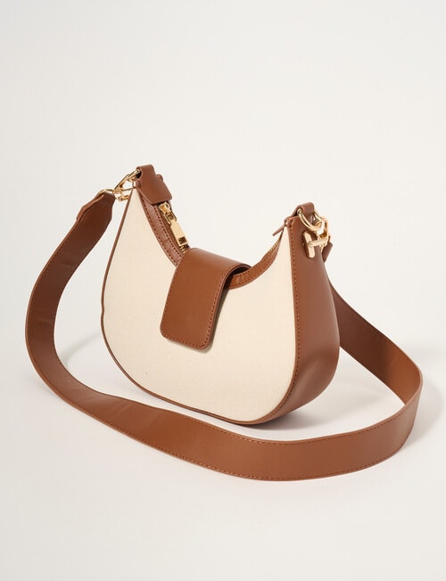 Whistle Accessories Siena Shoulder Bag, Natural & Tan product photo View 06 L