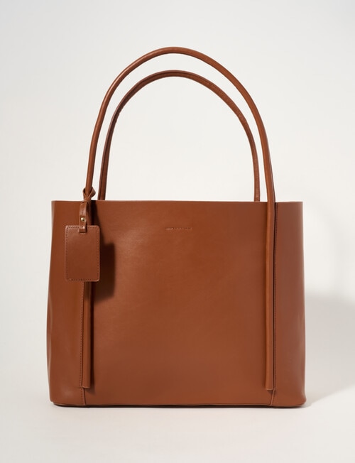 Whistle Accessories Giorgia Classic Tote Bag, Tan product photo View 02 L