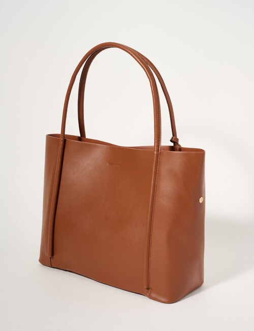 Whistle Accessories Giorgia Classic Tote Bag, Tan product photo View 03 L