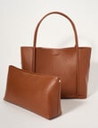 Whistle Accessories Giorgia Classic Tote Bag, Tan product photo View 05 S