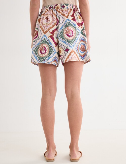 Zest Holiday Havana Print Shorts, Multicoloured product photo View 02 L