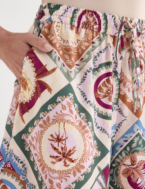 Zest Holiday Havana Print Shorts, Multicoloured product photo View 04 L