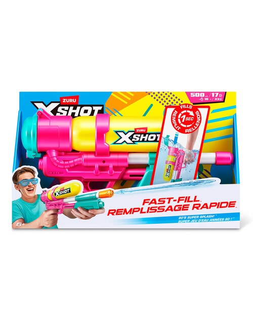 X-Shot Water Fast Fill Series 1 Retro Blaster, Assorted product photo View 03 L