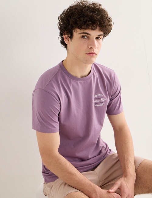 Tarnish Outdoor Club Tee, Lilac product photo