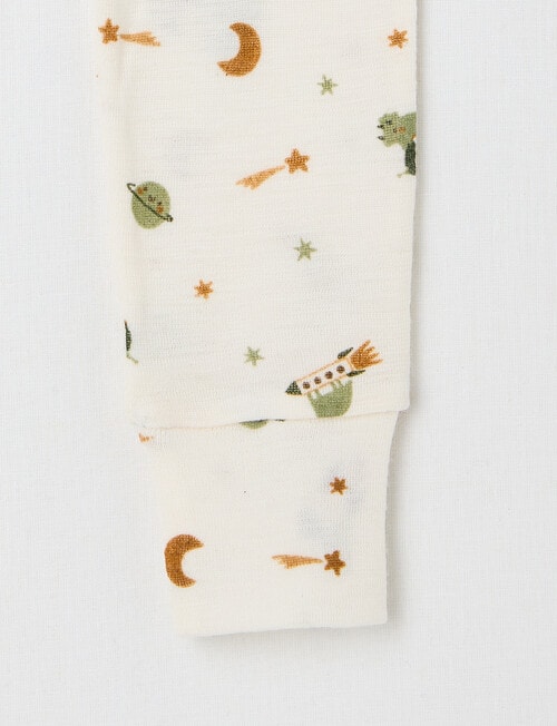 Milly & Milo Merino Space Dino Leggings, Multicoloured product photo View 02 L