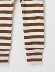Milly & Milo Merino Stripe Leggings, Sepia product photo View 02 S