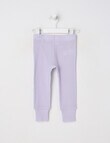 Milly & Milo Merino Rib Leggings, Galactic Lilac product photo