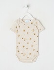 Milly & Milo Short-sleeve Bee Bodysuit, Cream product photo