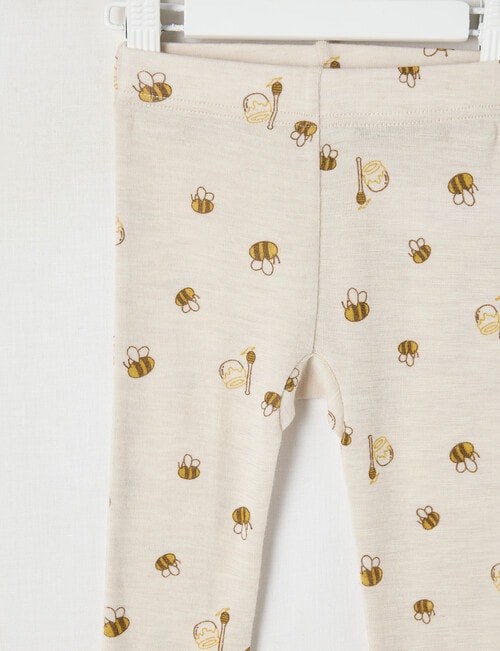 Milly & Milo Bee Legging, Cream product photo View 02 L