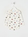 Milly & Milo Long-sleeve Tractor Top, Cream product photo