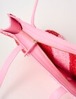 Zest Resort Paperstraw Tote Bag, Red & Pink product photo View 05 S