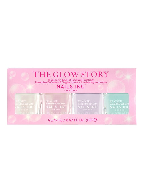 Nails Inc The Glow Story Quad Nail Polish product photo