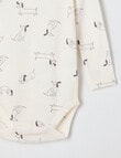 Milly & Milo Merino Long-Sleeve Dog Bodysuit, Cream product photo View 02 S