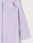Milly & Milo Merino Rib Sleepsuit, Lilac product photo View 02 S