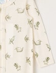 Milly & Milo Merino Bird Sleepsuit, Cream product photo View 02 S