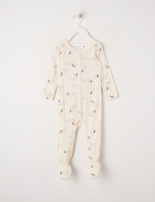 Milly & Milo Merino Dog Sleepsuit, Beige product photo