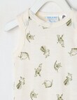 Milly & Milo Merino Sleeveless Bird Bodysuit, Cream product photo View 02 S