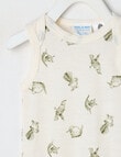 Milly & Milo Merino Sleeveless Bird Bodysuit, Cream product photo View 02 S