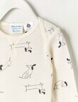 Milly & Milo Merino Long-Sleeve Dog Top, White product photo View 02 S