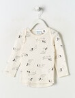 Milly & Milo Merino Long-Sleeve Dog Top, White product photo