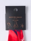 Boston + Bailey Silk Square Nautical Print Scarf, Red product photo View 02 S