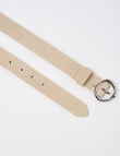 Boston + Bailey Suede Belt, Mushroom product photo View 02 S