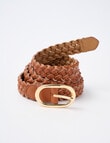 Boston + Bailey Braided Belt, Tan product photo