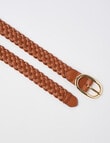 Boston + Bailey Braided Belt, Tan product photo View 02 S