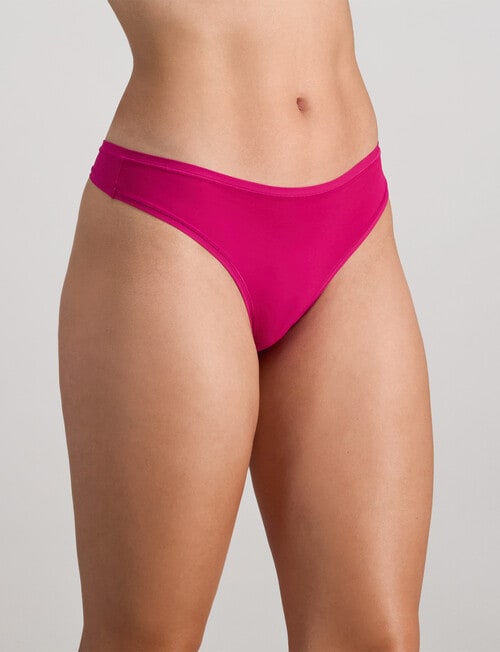 Bendon Extra-Ordinary Thong Brief, Fantasy Fuchsia product photo View 03 L