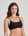 Bendon Extra-Ordinary Crop Top, Black product photo View 03 S
