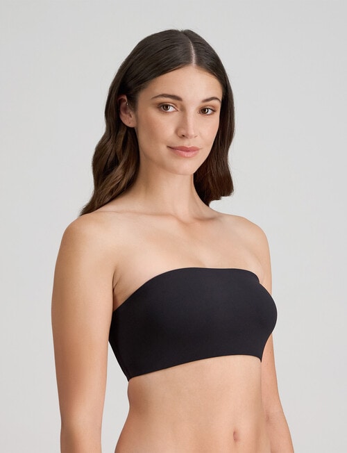 Bendon Extra-Ordinary Bandeau Bra, Black product photo View 03 L