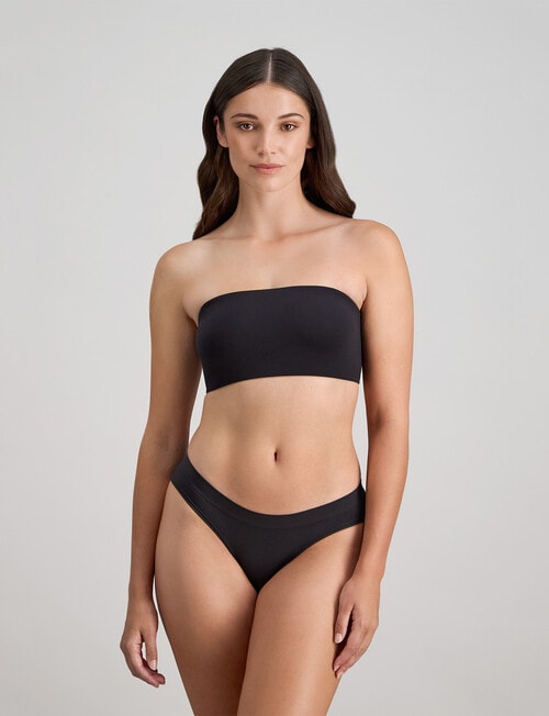Bendon Extra-Ordinary Bandeau Bra, Black product photo View 04 L