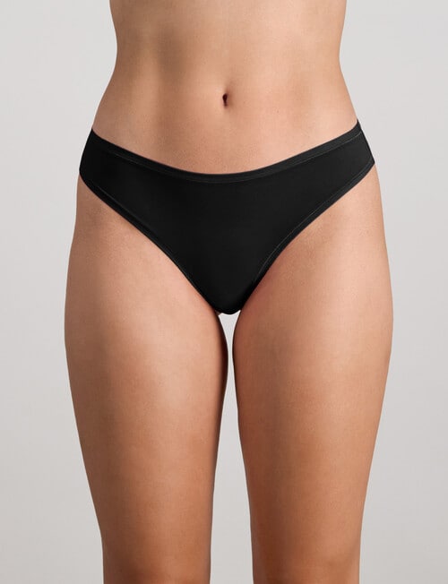 Bendon Extra-Ordinary Thong Brief, Black product photo