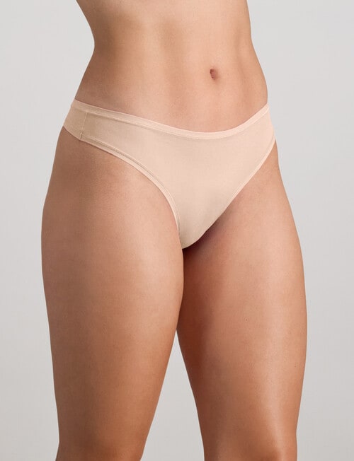 Bendon Extra-Ordinary Thong Brief, Latte product photo View 03 L