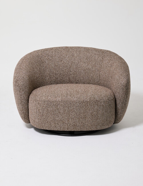 LUCA Furniture Callie Swivel Chair, Coffee product photo View 02 L