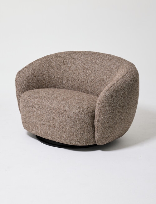 LUCA Furniture Callie Swivel Chair, Coffee product photo View 05 L
