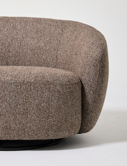 LUCA Furniture Callie Swivel Chair, Coffee product photo View 07 L
