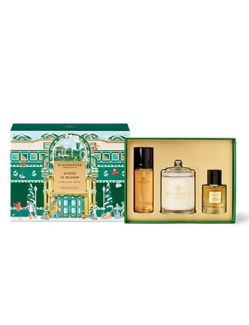 Glasshouse Fragrances Kyoto Candle, EDP & Hair Body Mist Gift Set product photo